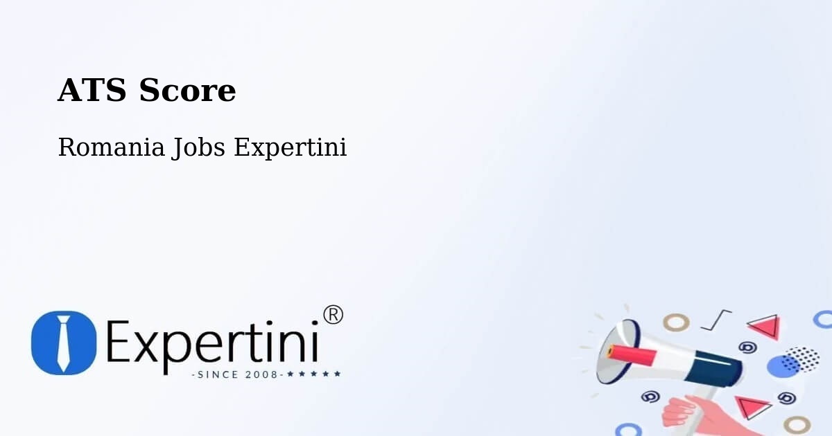 Resume ATS Score & Job Description Match Tool – Copălău - Romania Jobs Expertini