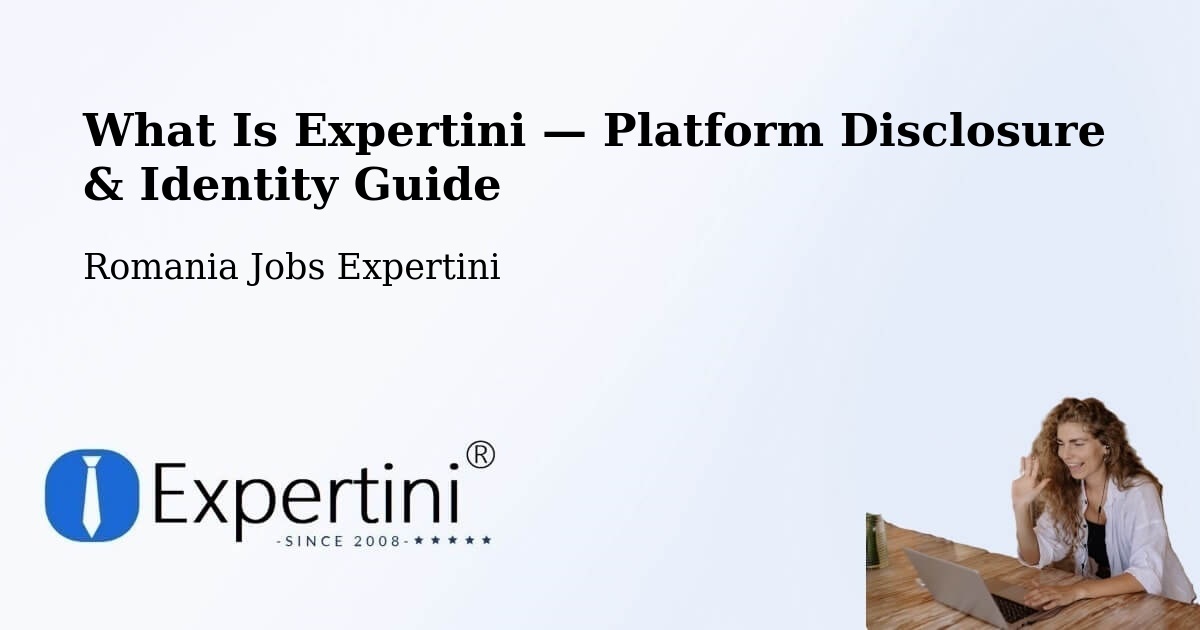 What Is Expertini — Platform Disclosure & Identity Guide – Copălău